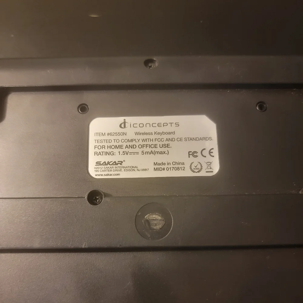 I concepts Wireless Keyboard 62550N